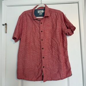 EUC Grayers Brick Red Casual Button Down Shirt Size L